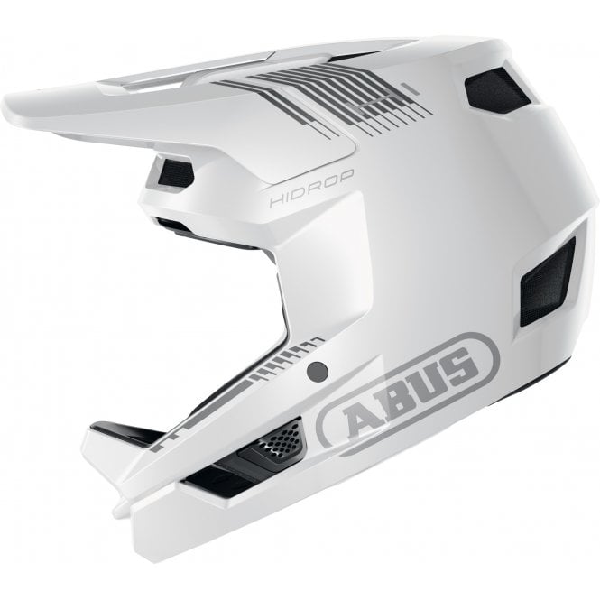 ABUS HiDrop MTB Full Face Helmet in Alpine White