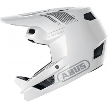 ABUS HiDrop MTB Full Face Helmet in Alpine White