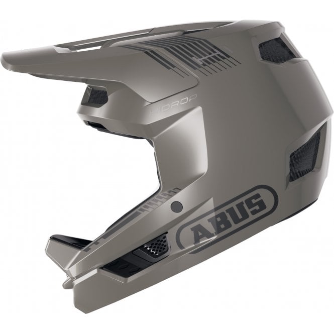 ABUS HiDrop MTB Full Face Helmet in Dust Grey