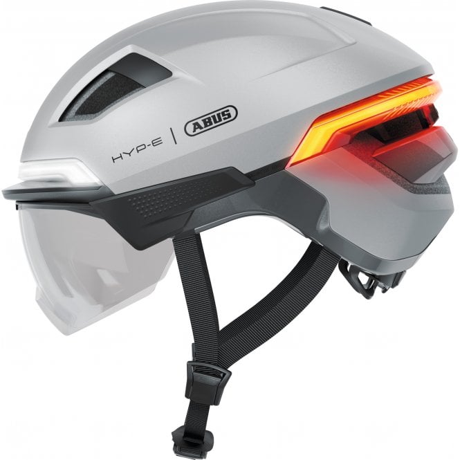 ABUS HYP-E ACE Urban Commuting Helmet - Gleam Silver