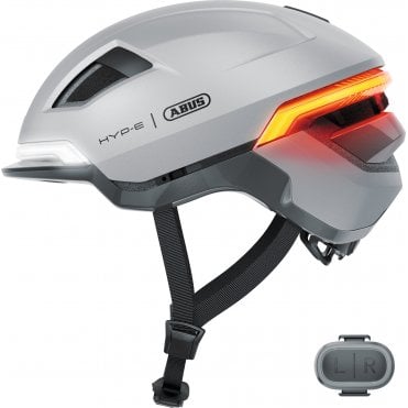 ABUS HYP-E Urban Commuting Helmet - Gleam Silver