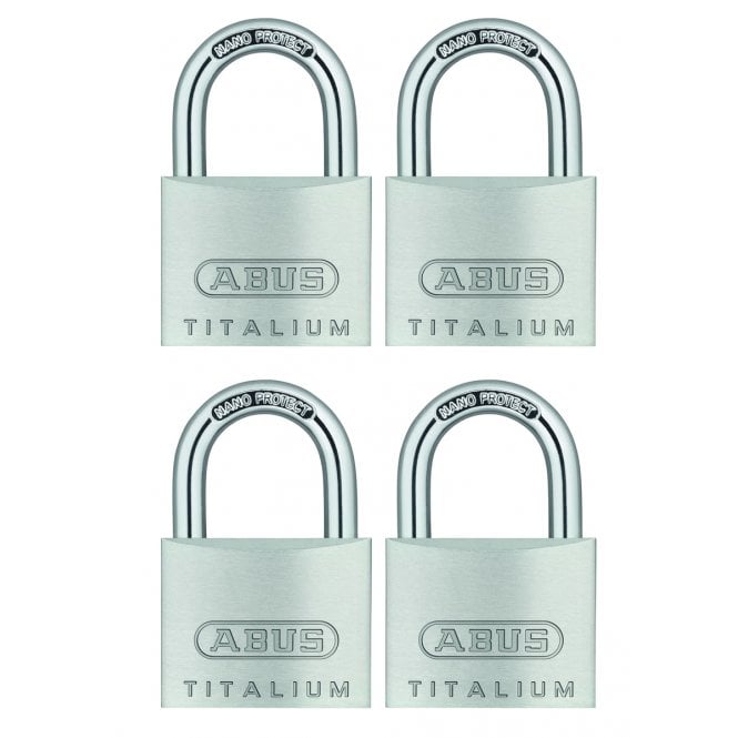 ABUS Keyed Alike Padlock 64TI/40 Quad Pack