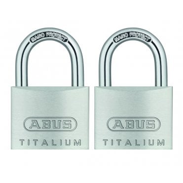 ABUS Keyed Alike Padlock 64TI/40 Twin Pack
