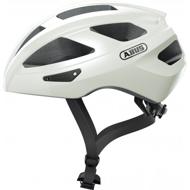 ABUS Macator Road Helmet - Pearl White