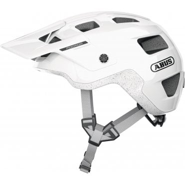 ABUS MoDrop MTB Helmet in Alpine White