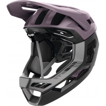 ABUS Targon Full-Face MTB Helmet Removable Chin Guard - Ash Purple