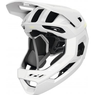 ABUS Targon MIPS F-Face MTB Helmet Removable Chin Guard - Lemon Wht