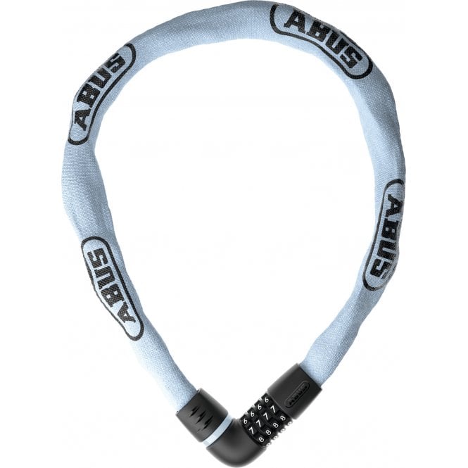 ABUS Tresor '26 - 6807C/110 Combi Chain Lock - Light Blue