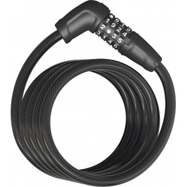 ABUS Tresor 6512C Combi Coil Cable Lock 12mm/180cm