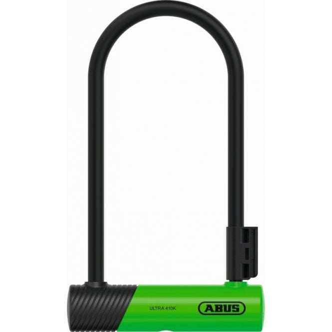 ABUS Ultimate 410 U-Shackle Lock 230mm - Silver Sold Secure