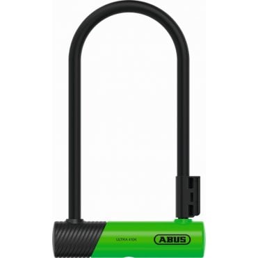 ABUS Ultimate 410 U-Shackle Lock 230mm - Silver Sold Secure