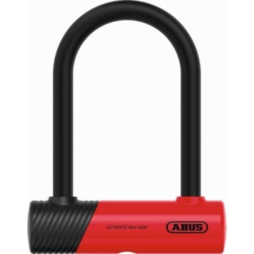 ABUS Ultimate Mini 420 U-Shackle Lock 140mm - Gold Sold Secure