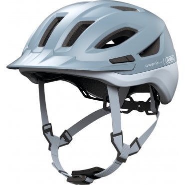 ABUS Urban I 4.0 ACE LED Helmet in Glacier Blue