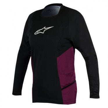 Alpinestars Stella Drop 2 LS Jersey Black/Plum