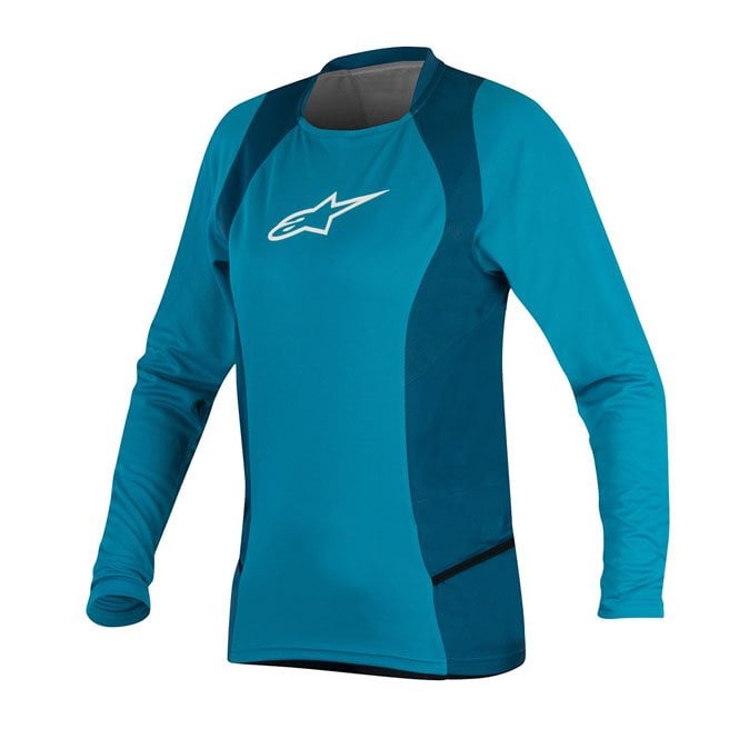 Alpinestars Stella Drop 2 LS Jersey Ocean/White