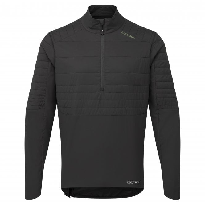 Altura All Roads Men's Packable Insulated 1/2 Zip Jacket - Black