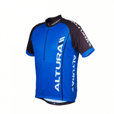 Childrens Team Short Sleeve Jersey in Blue/Black