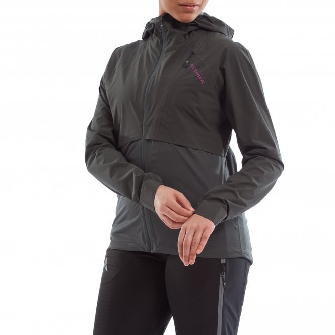 Altura Esker Women's Waterproof Packable Jacket - Carbon