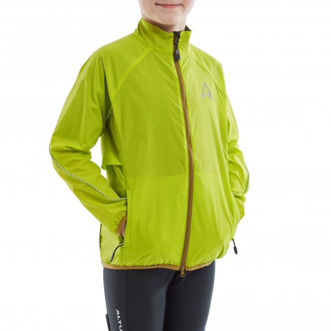 Altura Kid's Airstream Water Resistant Jacket - Lime