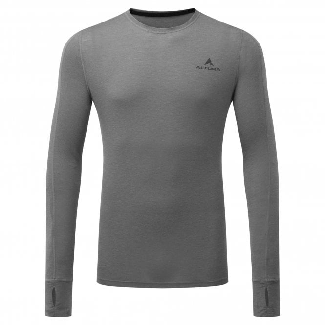 Altura Merino Long Sleeve Base Layer - Grey