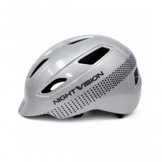 Altura Nightvision Cycling Helmet - Gloss Silver Reflective