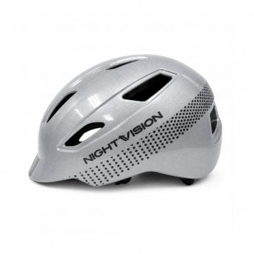 Altura Nightvision Cycling Helmet - Gloss Silver Reflective
