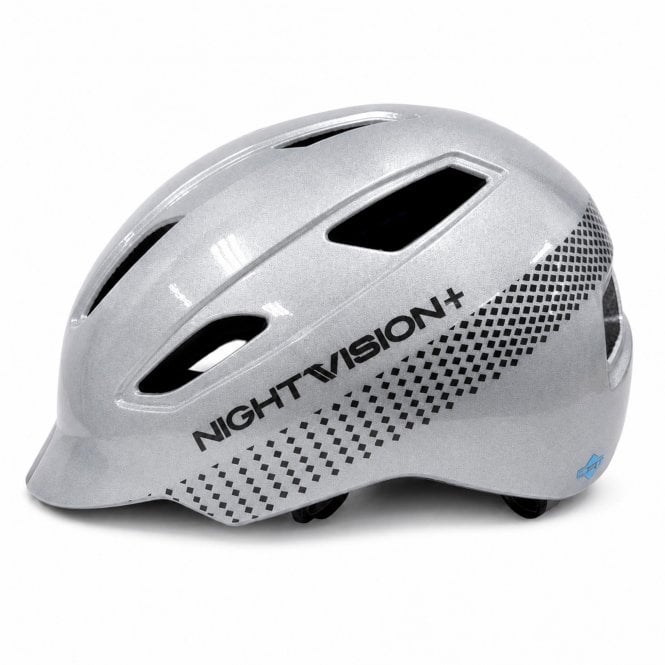 Altura Nightvision Plus Cycling Helmet - Gloss Silver Reflective