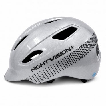 Altura Nightvision Plus Cycling Helmet - Gloss Silver Reflective