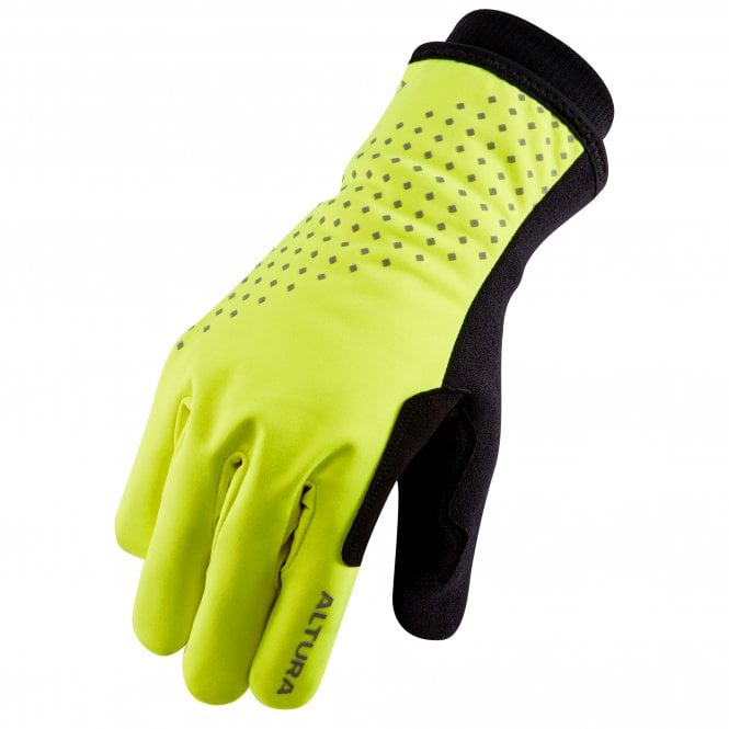 Altura Nightvision Unisex Waterproof Insulated Cycling Gloves - Yellow