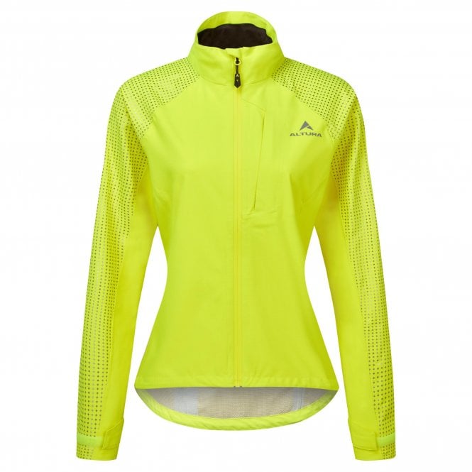 Altura Nightvision Women's Storm Waterproof Cycling Jacket - Yellow