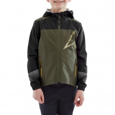 Altura Spark Kid's Waterproof Jacket - Black/Olive