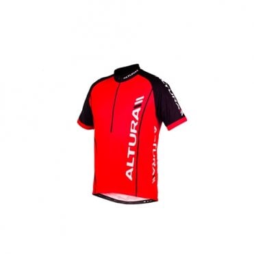 Altura Team Short Sleeve Road Jersey in Red/Black - Small