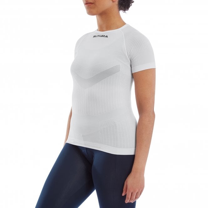 Altura Tempo Seamless Short Sleeve Baselayer - White