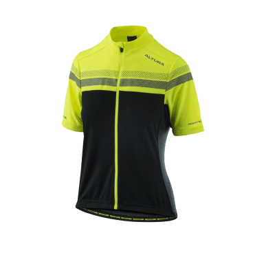 Altura Womens Nightvision SS Jersey Hi-Viz Yellow/Black