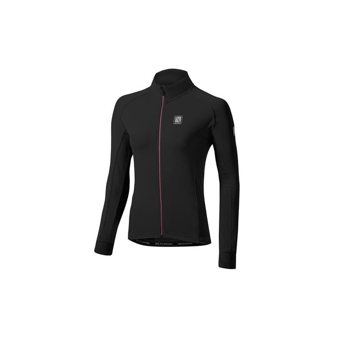 Altura Womens Synchro Long Sleeve Jersey in Black/Pink - Size 8