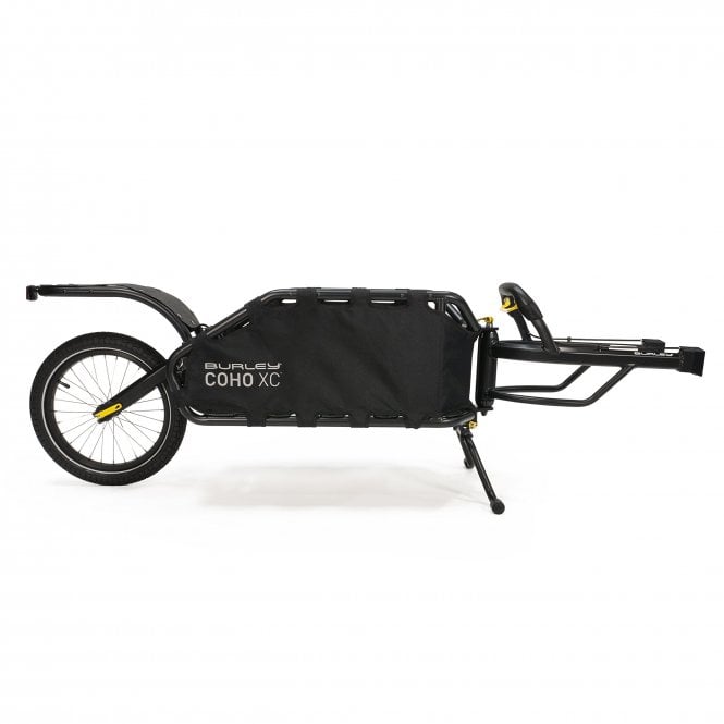 Burley Coho XC Single Wheel Cargo Trailer - Black