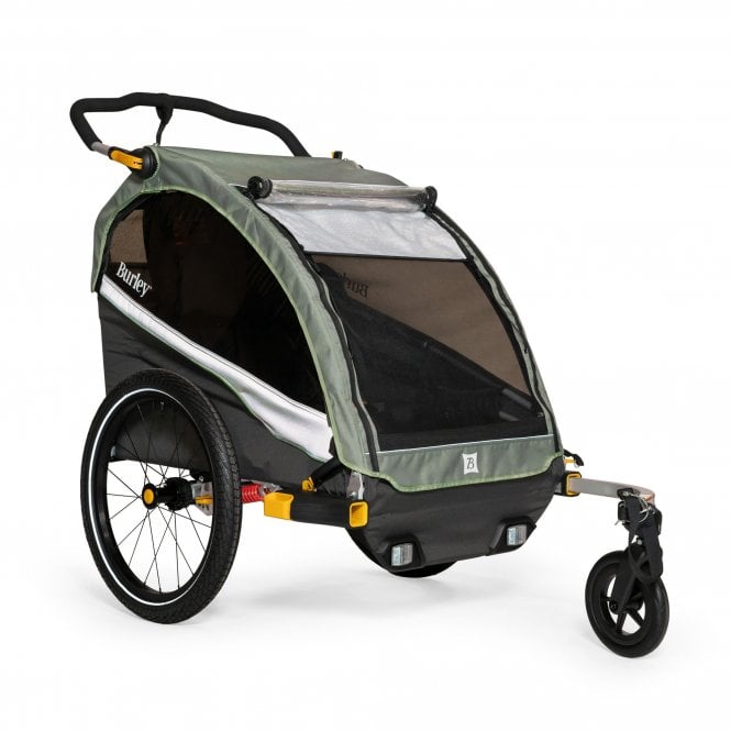 Burley D'lite X Kids Double Bike Trailer and Stroller