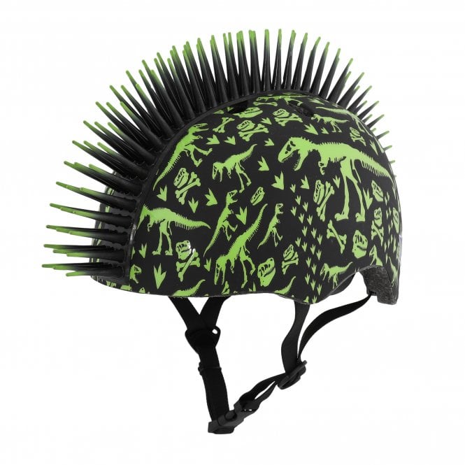 C-Preme Raskullz Child Helmet - T-rex Bonez Mohawk - 48-52 cm