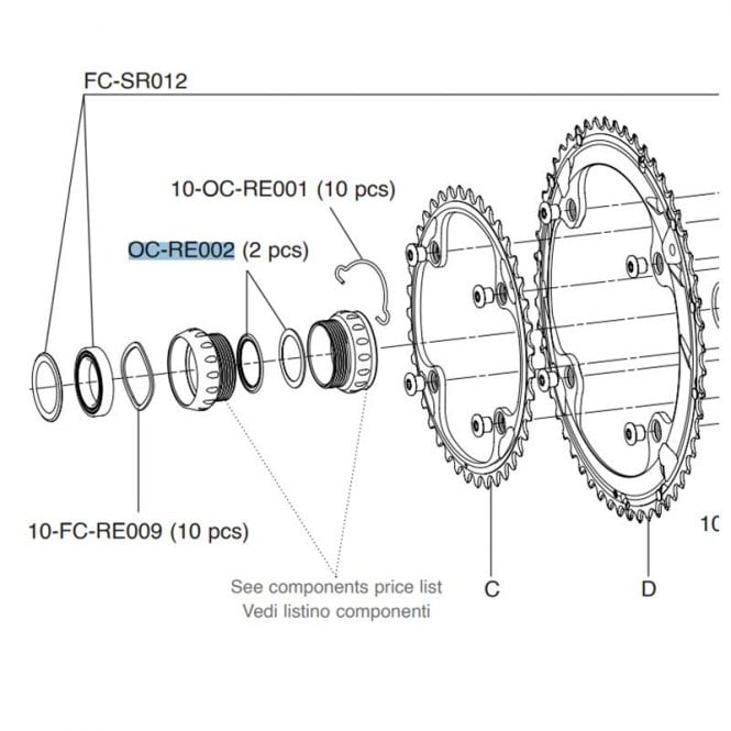 Campagnolo Outboard Cup Seals (2pcs)