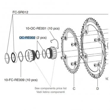 Campagnolo Outboard Cup Seals (2pcs)