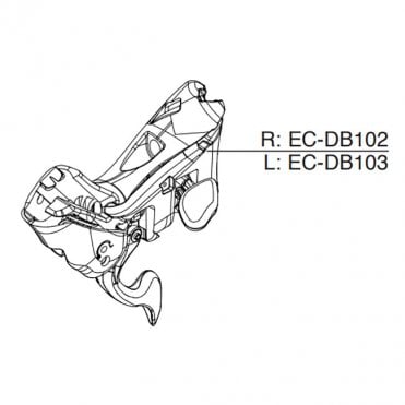Campagnolo Record & Super Record 12-spd Ergopower Spares R/H DB (W/O L 1 & MC)
