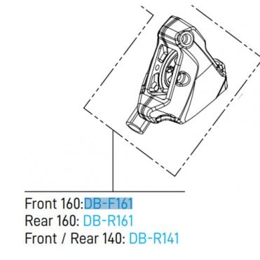 Campagnolo Replacement Disc Brake Caliper Front 160mm
