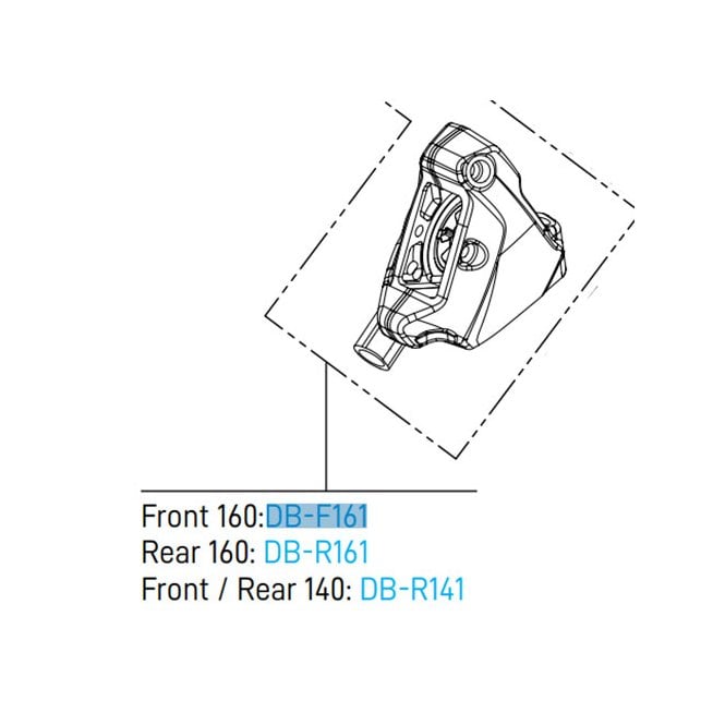 Campagnolo Replacement Rear Disc Brake Calipers
