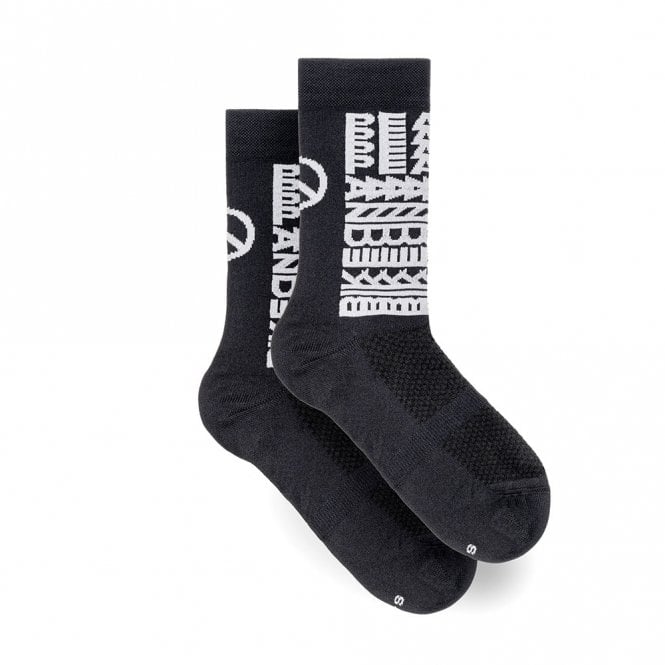 Cinelli Peace Socks - Black/White
