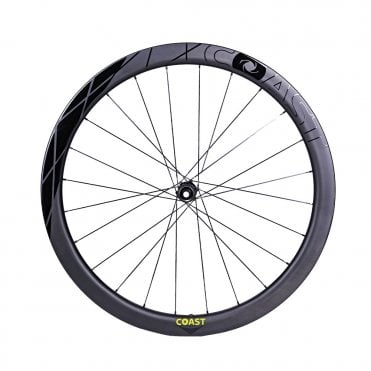 COAST 45mm Carbon Tubeless Disc Wheelset - Thru Axle - Centre Lock