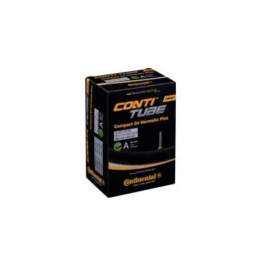 Continental Compact Tube Hermetic Plus - Schrader 40mm Valve - Black