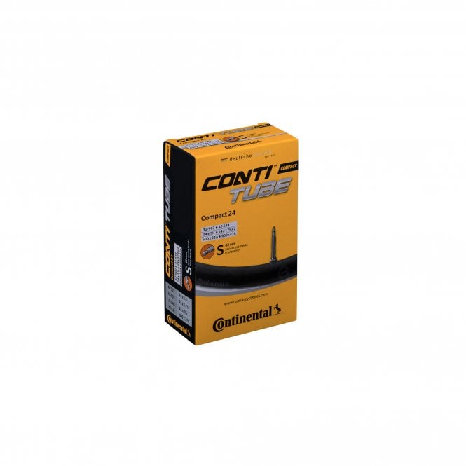 Continental Compact Tube - Presta 42mm Valve - Black - 20 Inch