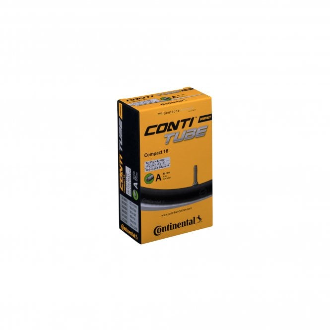 Continental Compact Tube - Schrader 40mm Valve - Black