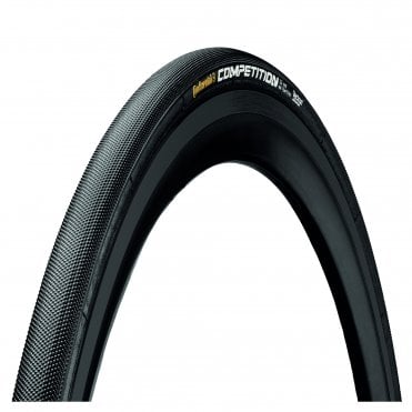 Continental Competition Blackchili Compound Tubular Tyre - Blk/Blk - 700 x 25