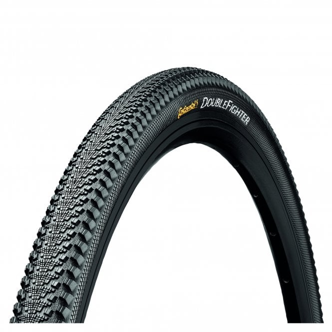 Continental Doublefighter III  - Rigid Tyre - Black/Black - 27.5 Inch